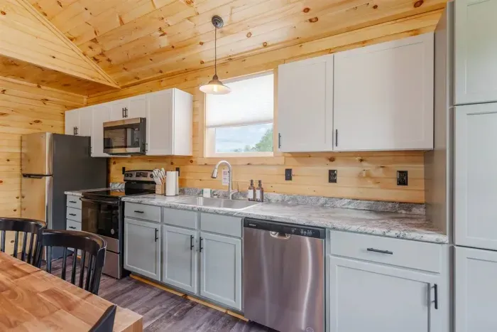 The Woodlands kitchen with perfect prep space 