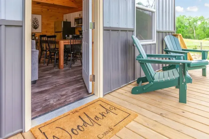The Woodlands Cabin 5 Front Door